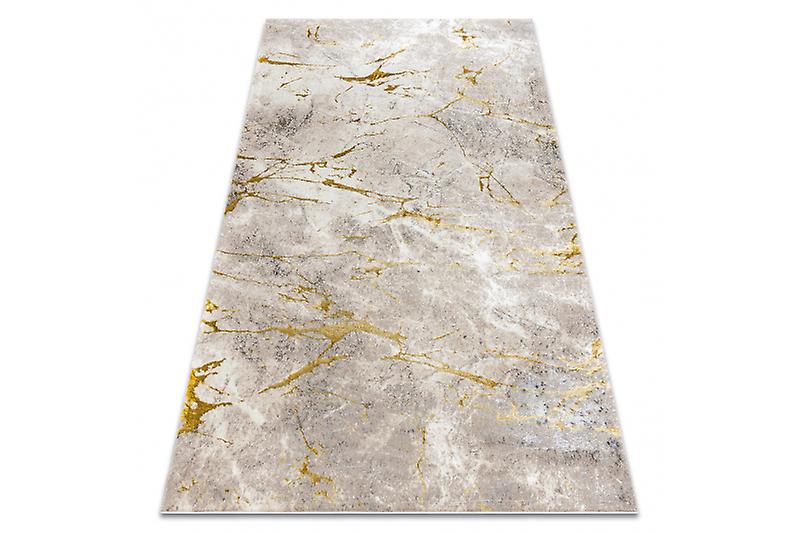 BLISS Z197AZ147 carpet dark beige / gold - Marble, modern, structural