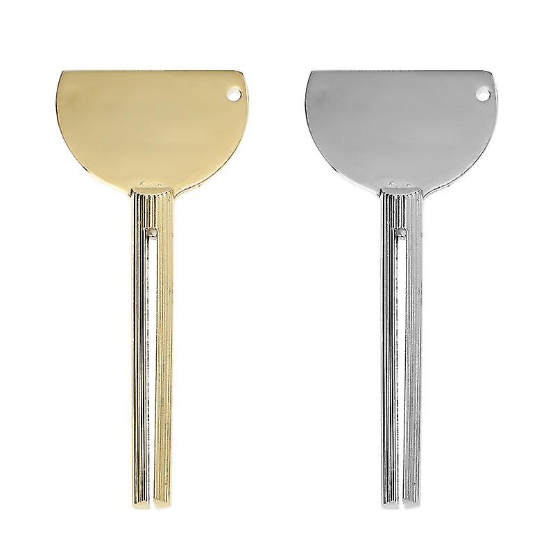 2pcs Stainless Steel Toothpaste Squeezers