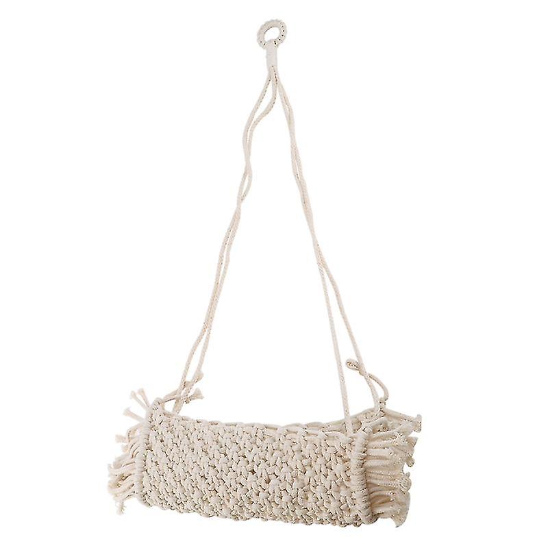 1pcs Hemp Cords Hanging Basket