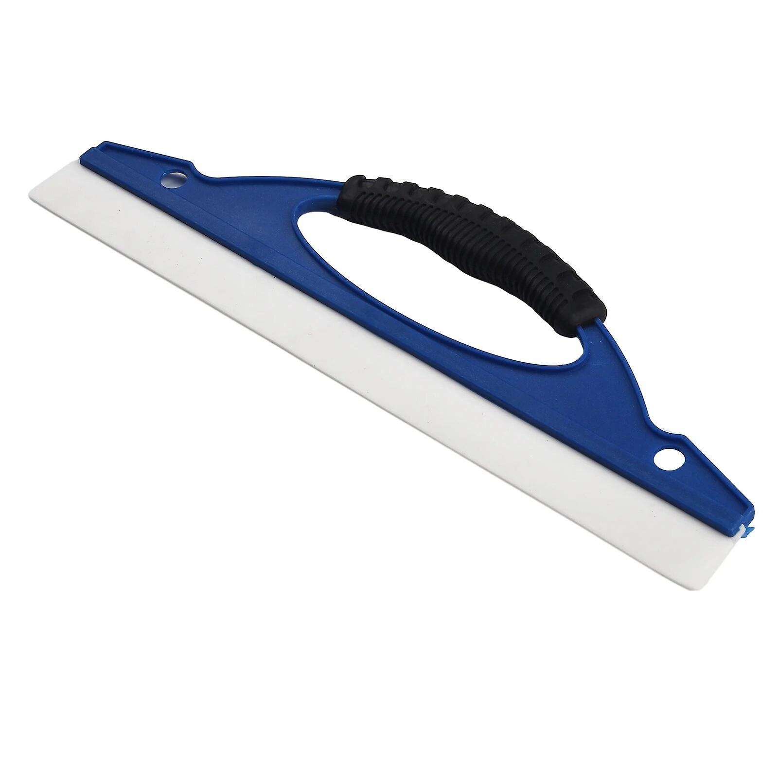 ممسحة مياه زجاجية نافذة عملية 31 * 9.5 سم / 12.2 * 3.74 بوصة ممسحة مياه زجاجية للسيارة الزرقاء مقبض بلاستيك + سيليكون