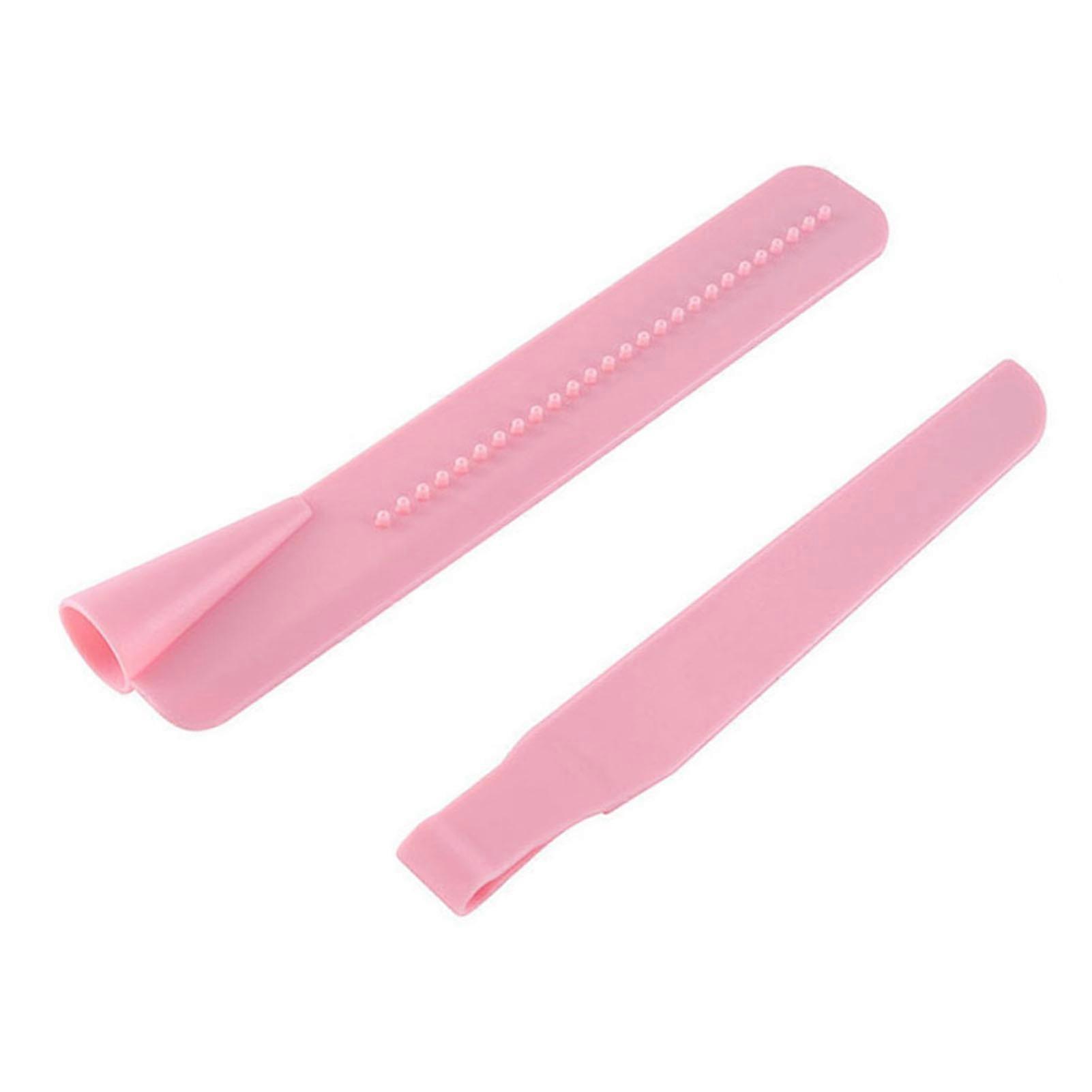Cake Decorating Angled Icing Spatula Adjustable Height Offset Spatula Pink ABS for DIY Bake