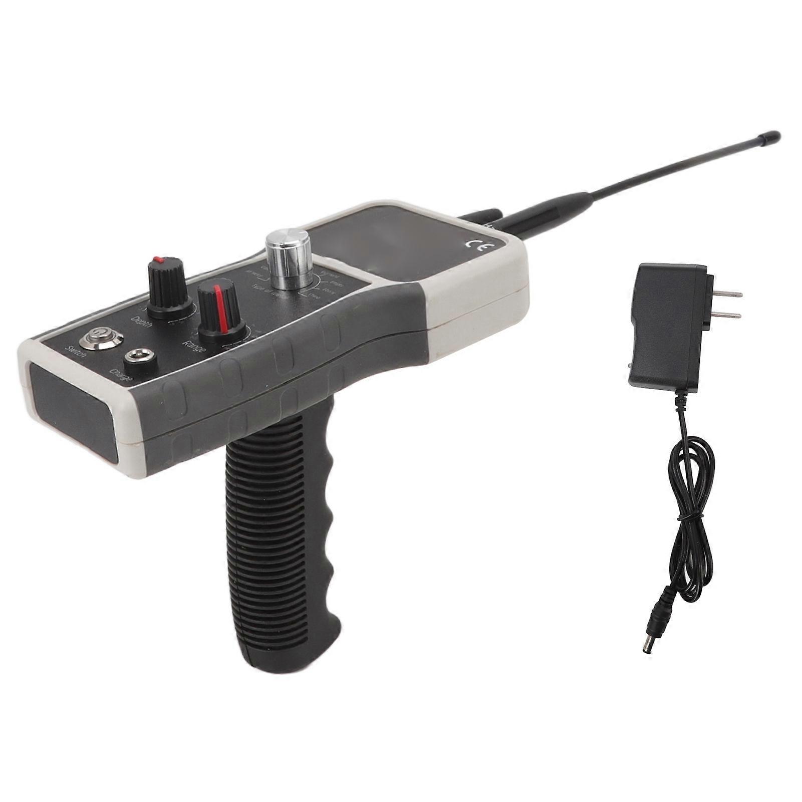 Metal Locator 25m Depth 1800m Range Sensitive 1000MAH Gold Finder for Outdoor Gemstone 100240V US Plug NO.9073