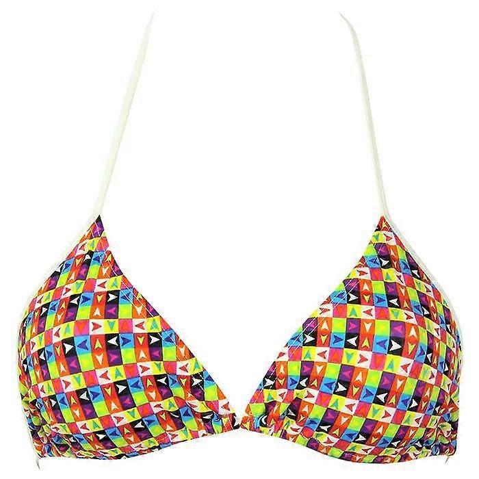 Diana Twin Tri Bikini Top - Multicoloured/White - Womens