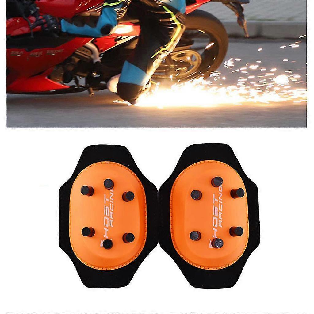 Motorcycle Knee Pads Slider Spark Grinding Knee Bag Protector With 10/20 Button