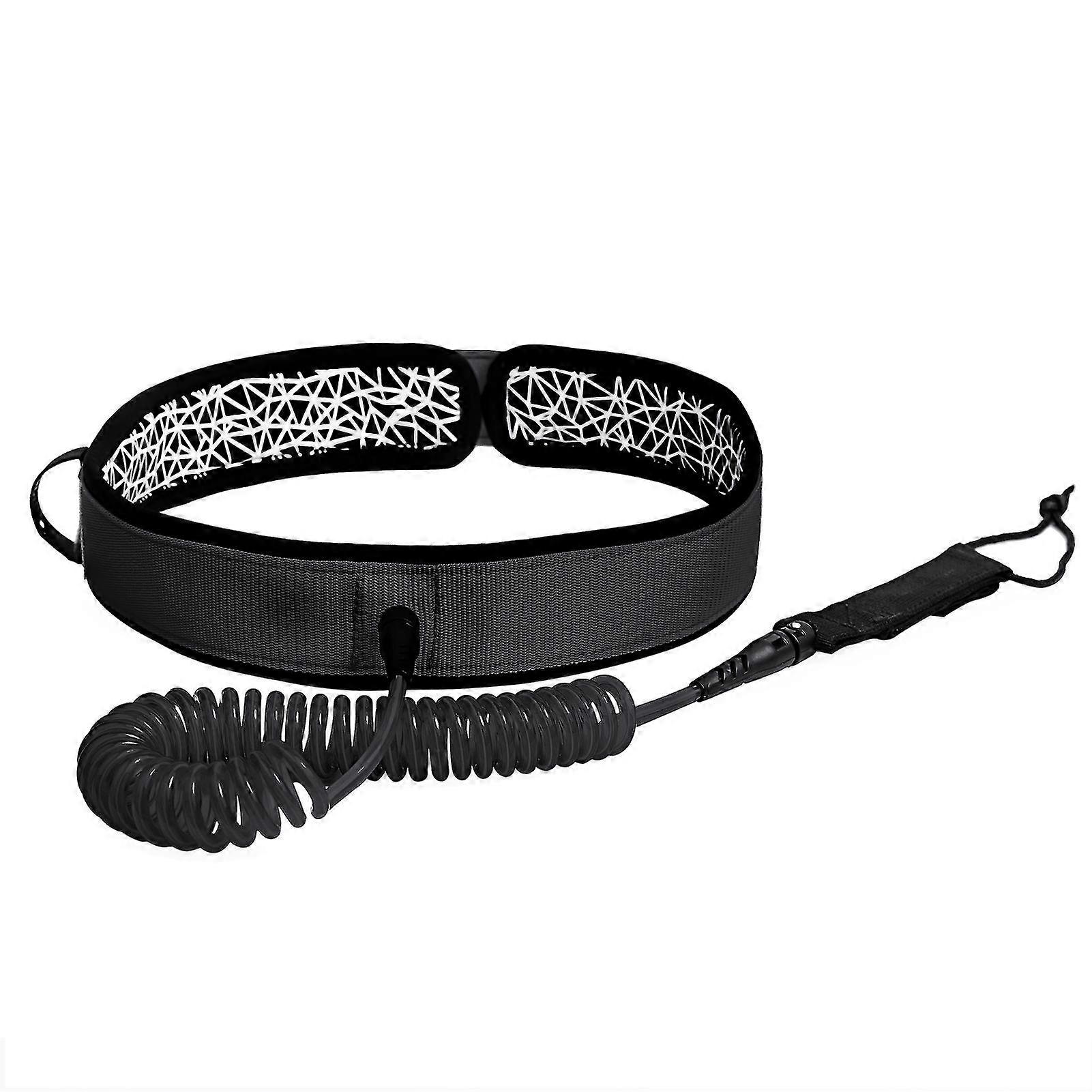 Surfboard Waist Leash 7mm Thick 10ft Coiled Surf Board Leas