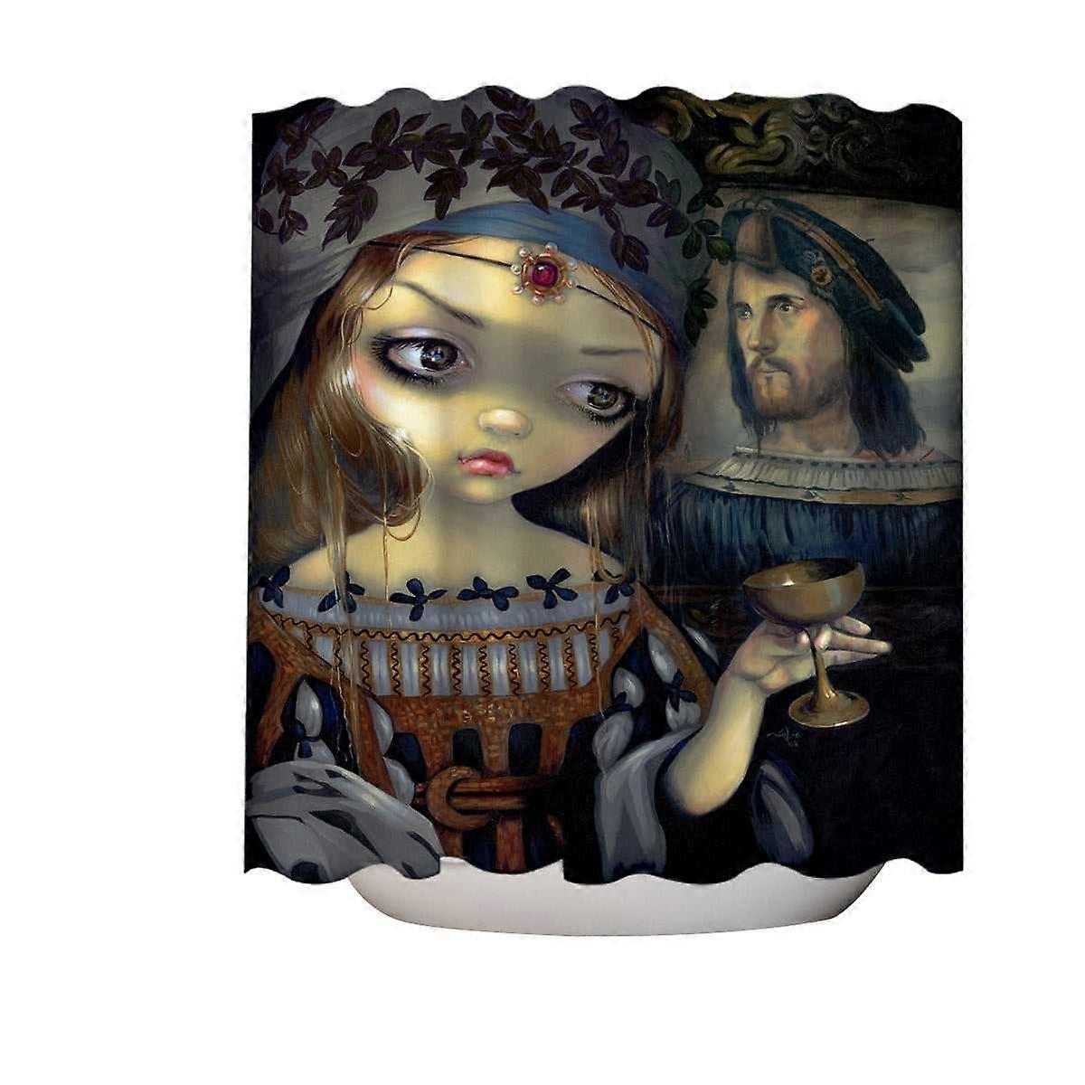 The Vampire Maiden I Vampiri Lucrezia Borgia Shower Curtain