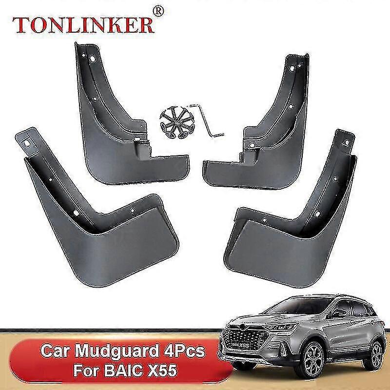 Car Mudguard For Baic X55 Fl 2020 2022 2022 Front Rear Mud Flaps Mudguards Splash Guards Fender Mudflaps 4pcs Accessories