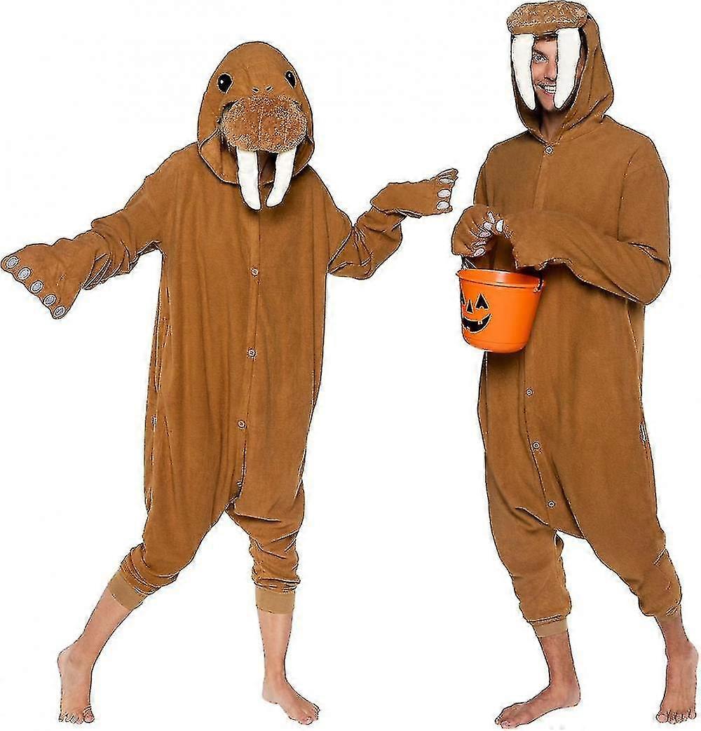 7/o - Finance Adult Onesie Halloween Costue - Anial and Sea