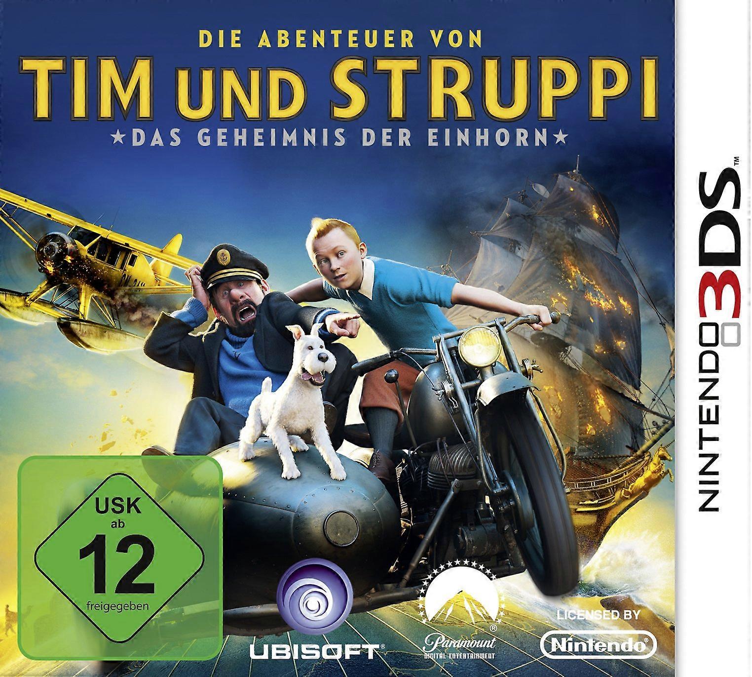 Die Abenteuer von Tim und Struppi - Geheimnis d. (3DS) - PAL - جديد ومختوم