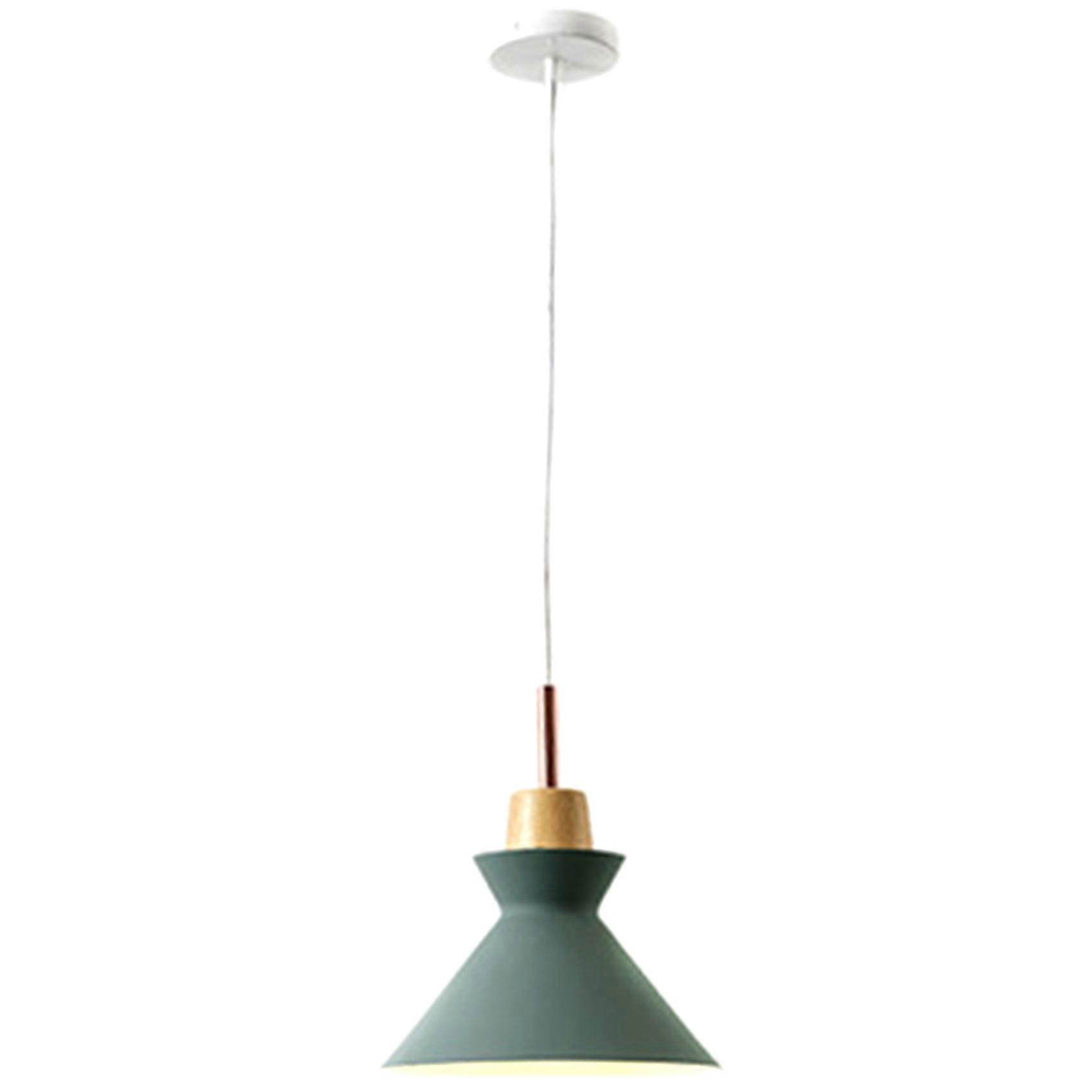 Chandelier Modern Minimalist Dining Room Aisle Light Wrought Iron Bedside Macarons Chandelier(Green)