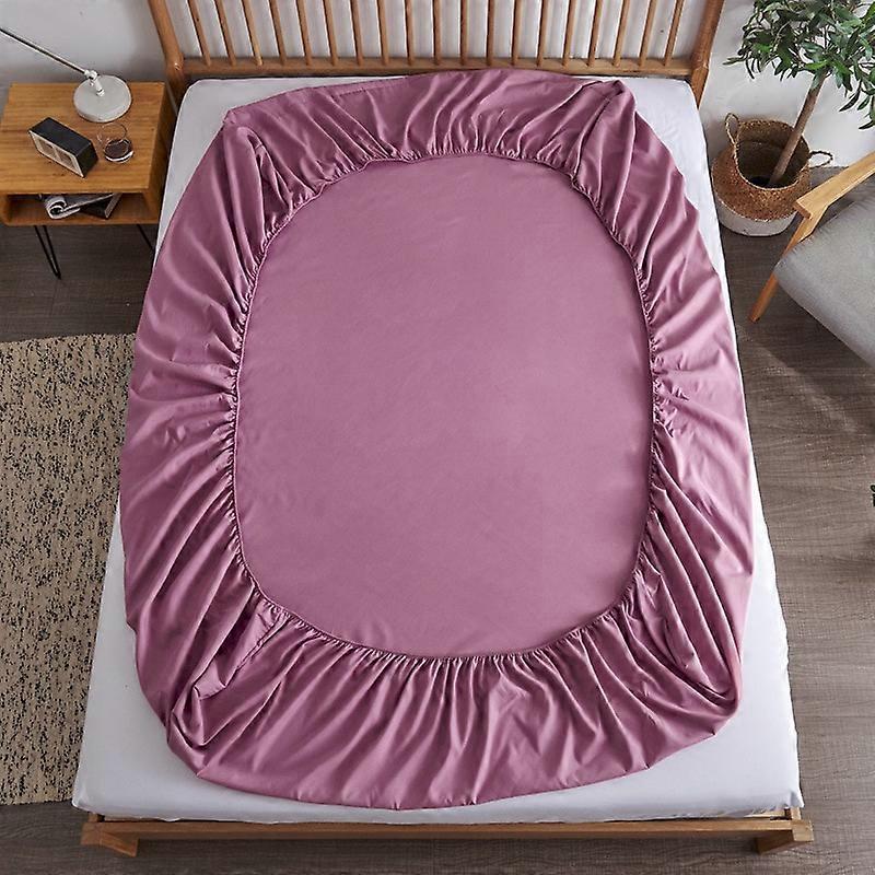 Lenzuolo con angoli in cotone con elastici Coprimaterassi regolabili antiscivolo per letto matrimoniale singolo king size, 140/160/200 cm