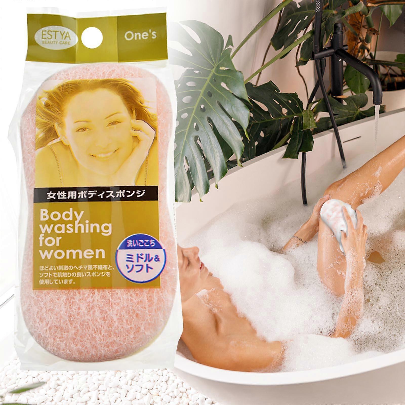Women's Bath Sponge Bath Foam Scrub Towel Soft Absorbent Sponge Wipe