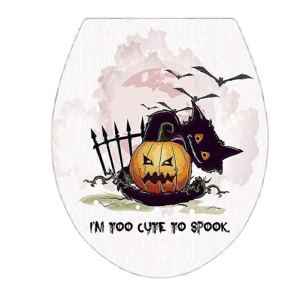 creative halloween toilet paste new personalized decorative wall stickers