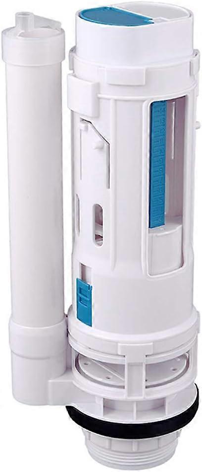 Replacement flush mechanism with double push button