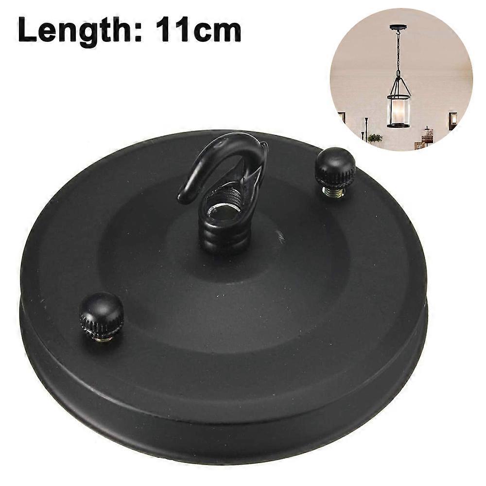 Steel Light Canopy Kit, Vintage Chandelier Ceiling Plate with Hook, Retro Pendant Light Canopy Kit with All Mounting Hardware for Pendant