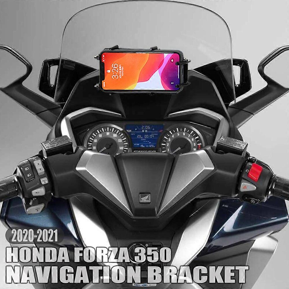 Soporte De Navegación Para Honda Forza/NSS 125, 250, 300, 350 (2018-2024) - Barra De Aleación Para Manillar, Negro