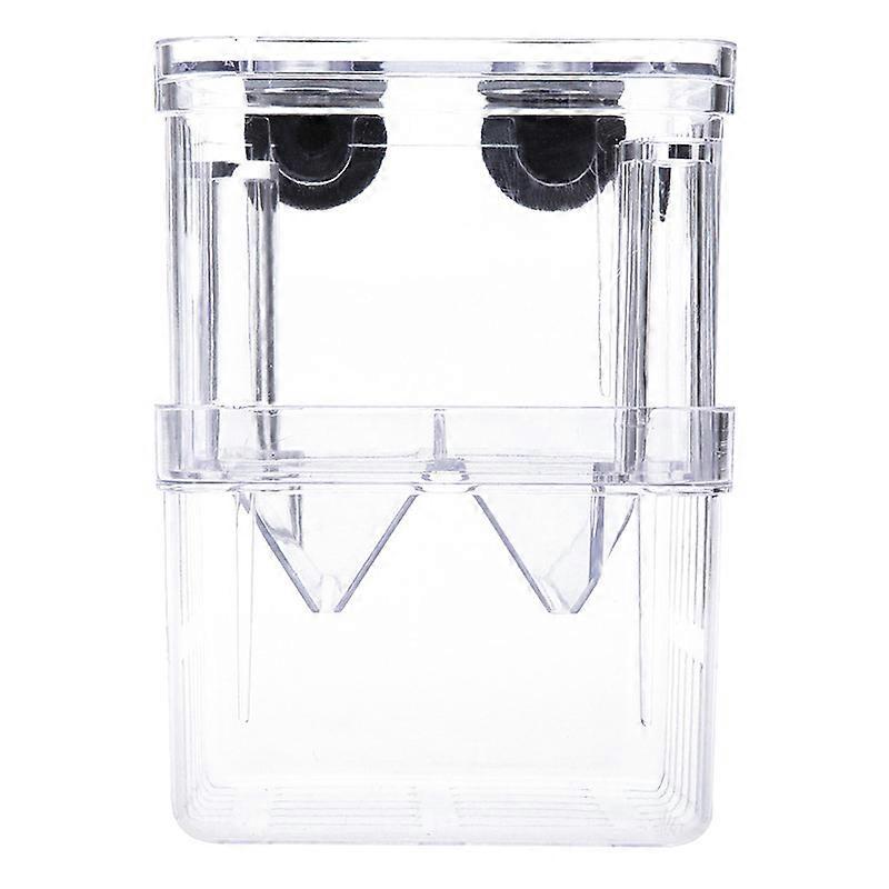 Fish Breeding Box, Acrylic Floating Fish Hatchery Isolation Box, Double Layer Fry Hatching