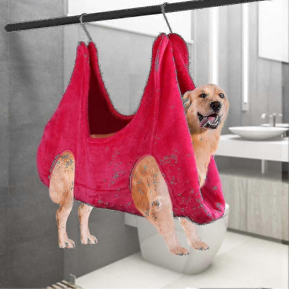 2 In 1 Pet Grooming Nail Trimming Hammock Helper Drying Towel Restraint Bag