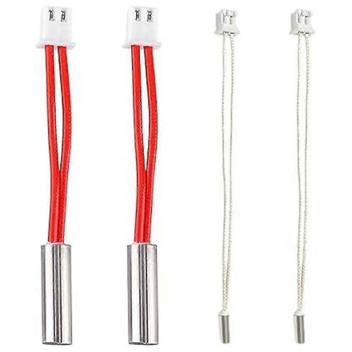 4pcs Heater High Temperature Sensor Heating Tube 24v 50w Thermistor For Neptune 4 Pro/plus/max 3d P