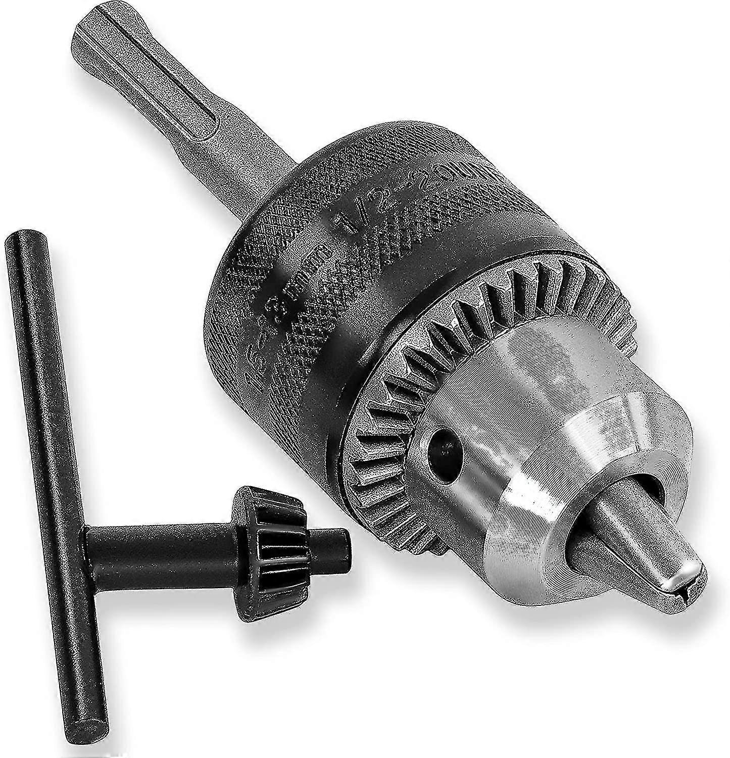 2024 Drill Chuck 1.5-13 Mm 1/2-20 Unf With Sds Plus Adapter And Chuck Key