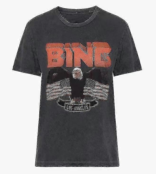 Anine Bing Eagle National Flag Print Women Short -sleeved T-shirt  SZRH A-F