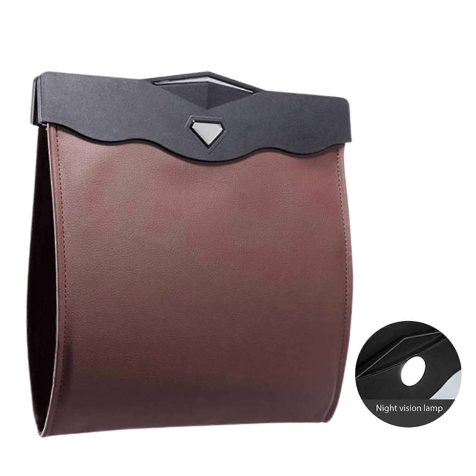 Car Trash Bin Leak-Proof Waterproof Magnetic Adsorption Trash Bags Fit for for Car Back Seat
