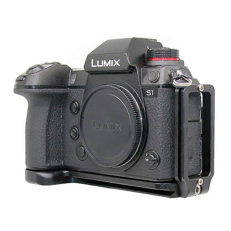 מצלמת אלומיניום CNC צלחת שחרור מהיר צלחת L עבור Panasonic Lumix S1R S1 מצלמה סוגר אנכי 1/4 תושבת בורג