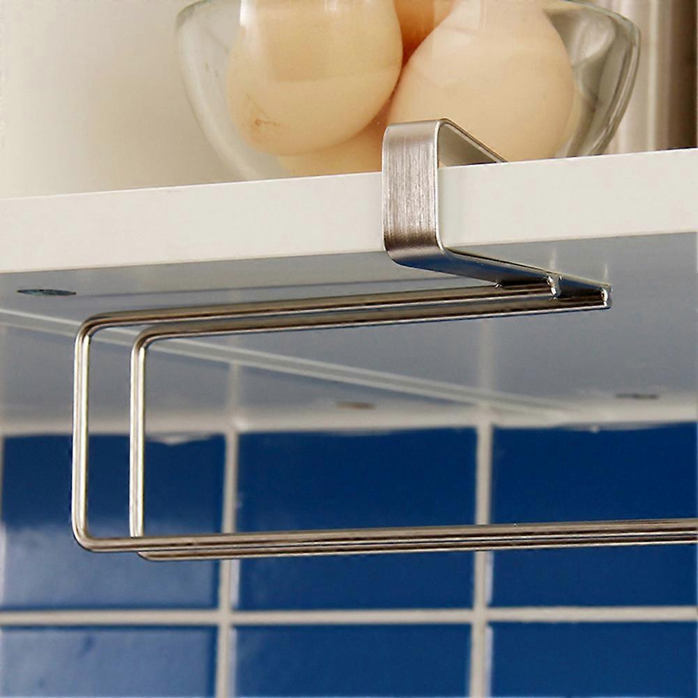 Under Cabinet Paper Towel Holder Self Adhesive Paper Towel Rack for Kitchen Punch-free