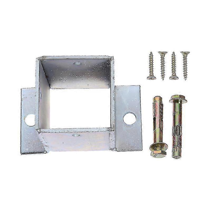 Heavy Duty Post Base Cover Fence Post Base Brackets With Screws For Square Posts