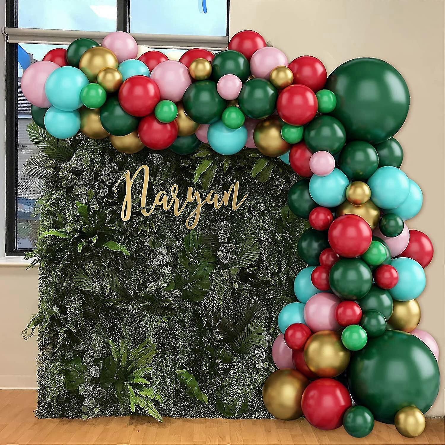 118 Pcs Balloon Arch Kit For Christmas Party