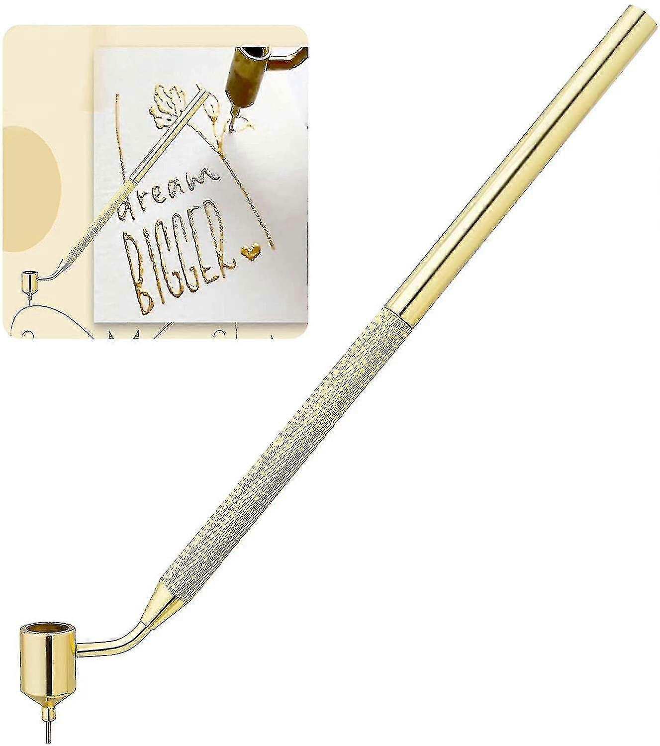 1pcs Slanting Fine Line Paint Pen, Slanting Tip Perfect, Paint Applicator Pen For Rock Chips And Scratch Repair(0.55mm)