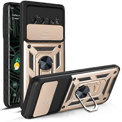 For Google Pixel 6 Pro Sliding Camera Cover Design TPU+PC Phone Protective Case