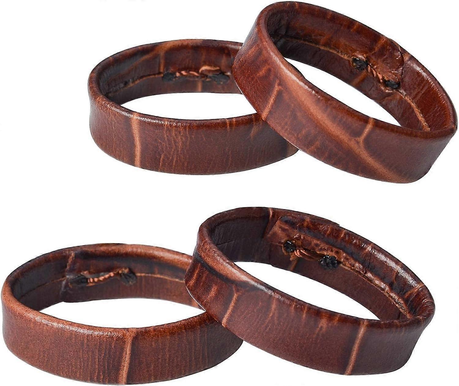 MUJIXI Leather Watch Strap Rings, Compatible with 20mm Watch Straps