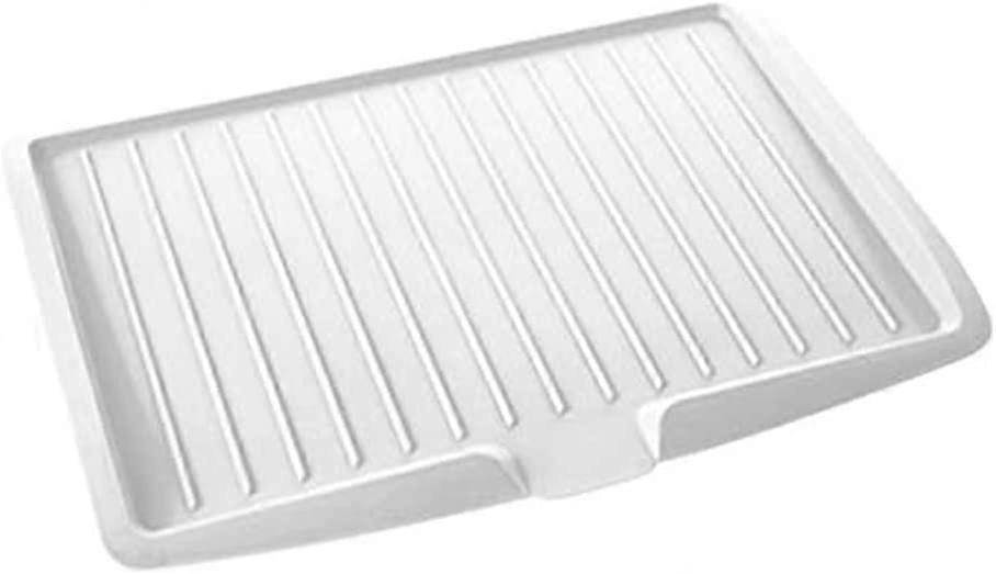 Drip Tray Drain Pad Plastic Kitchen Cutlery Drain Rack,White