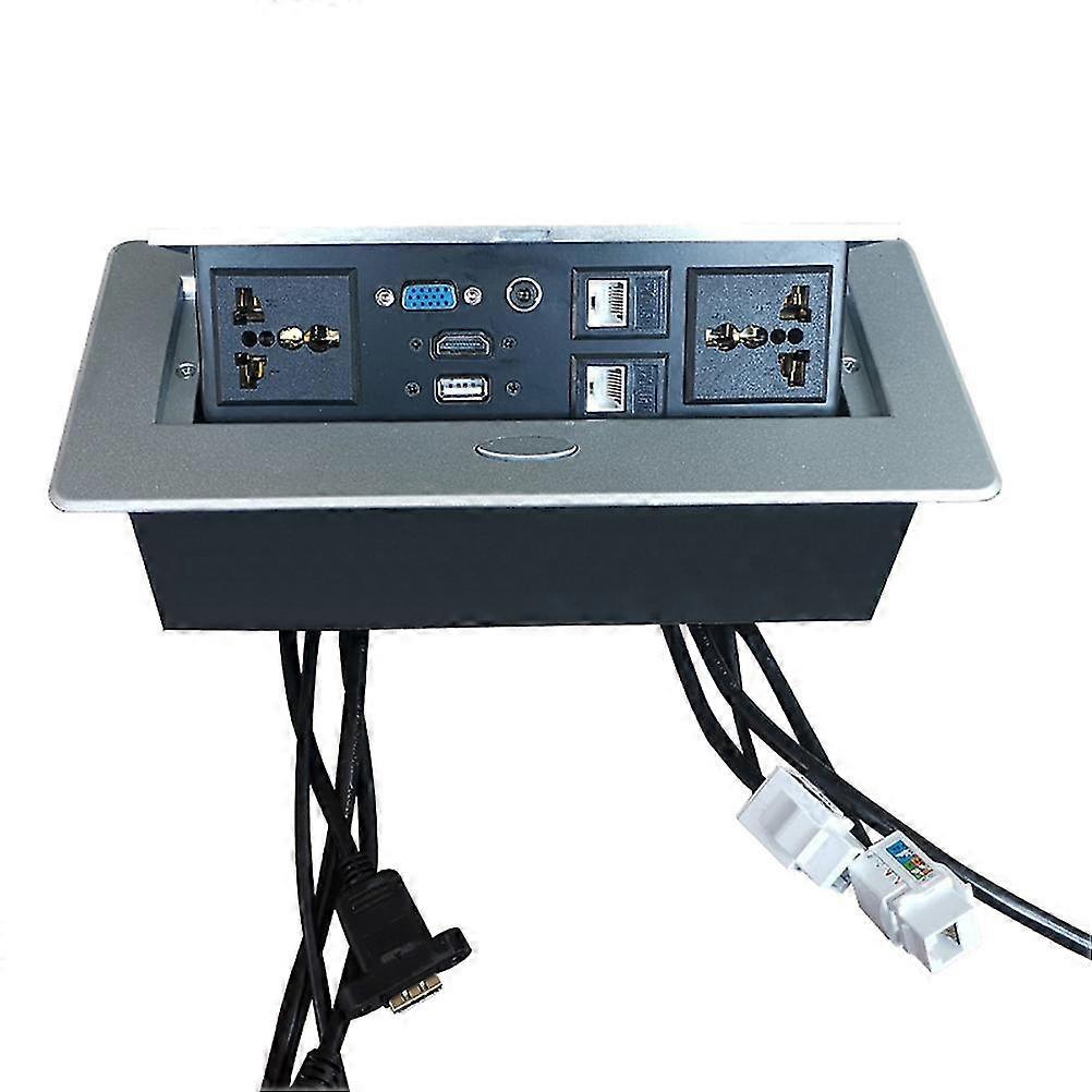 Ulti Charger Circle Pop-up Socket Meeting Socket Pop Electrical Plug Desktop Up Socket Power Outlet