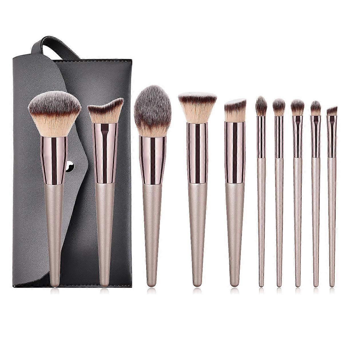 10 professional makeup brushes, makeup set