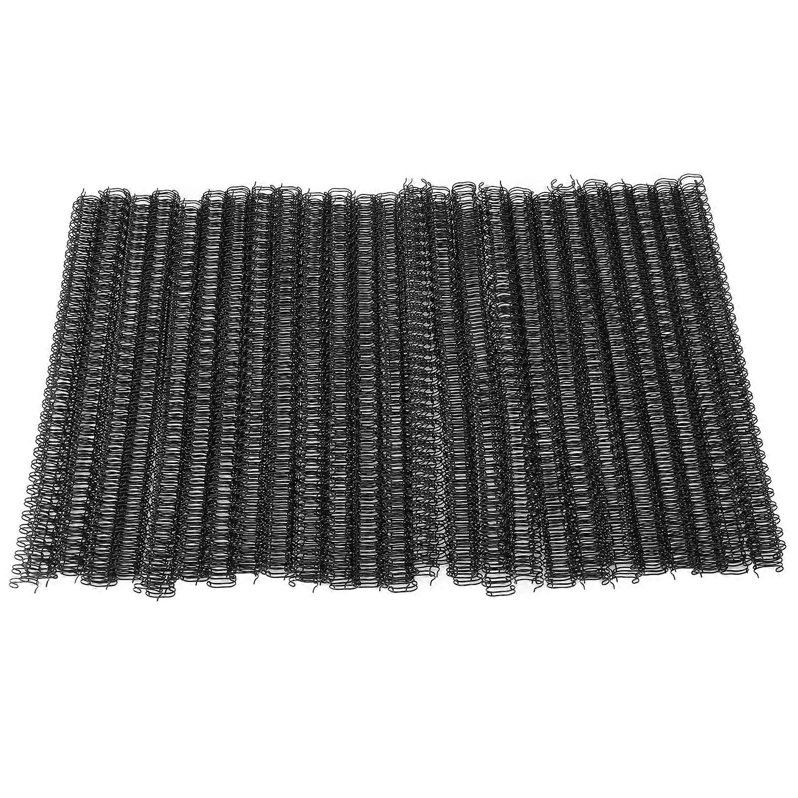 100Pcs Double Loop Wire Binding Spine 60 Sheet Capacity 3:1 Pitch 34 Loop 9.5mm Diameter Set Kit for A4 Paper Black