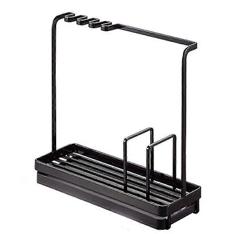 Sponge Holder For Kitchen Sink, Sponge Holder With Plastic Drain Pan.