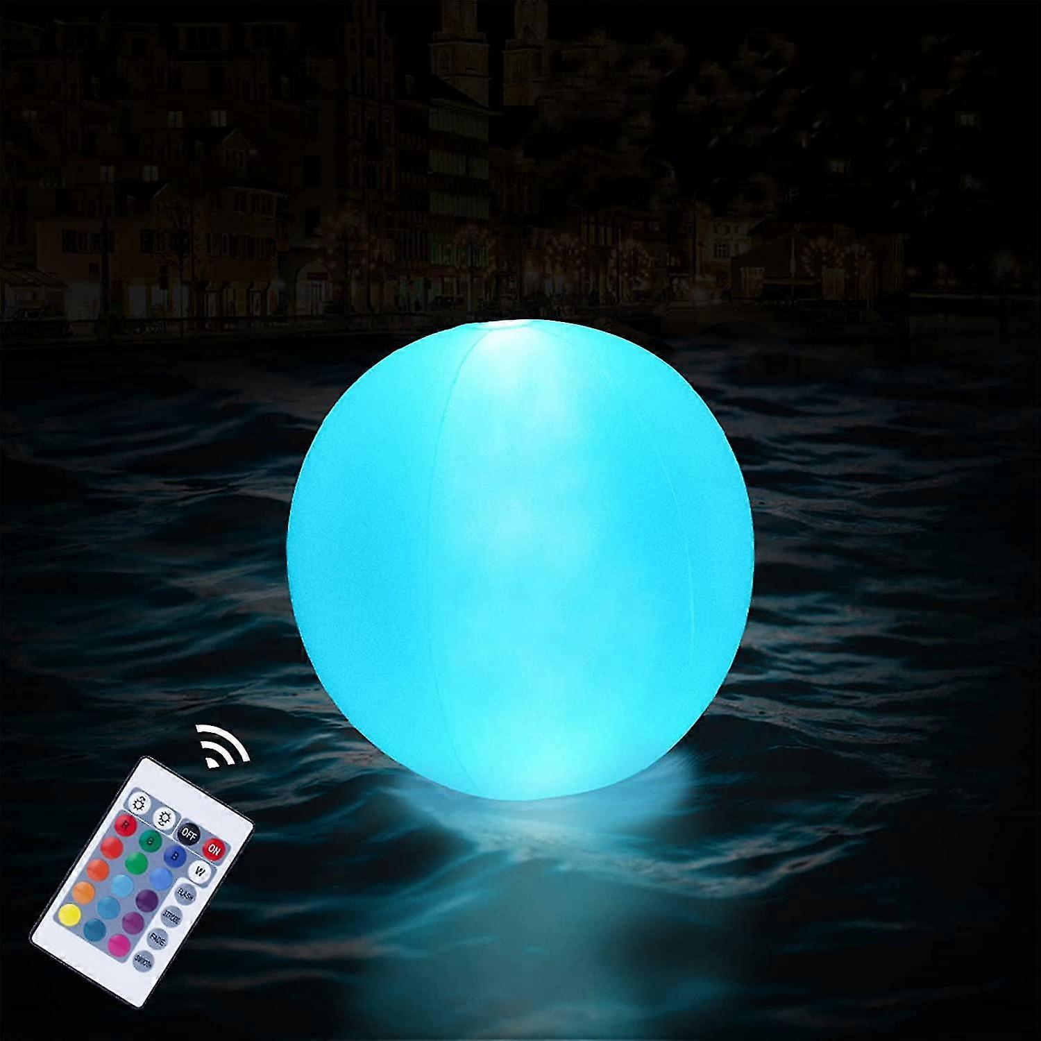Floating Pool Lights - Rechargeable Halloween Lights With Timer/remote, Ip67 Waterproof, 16 Colors, Jack-o-lantern Pool Accessories For Party, Holiday