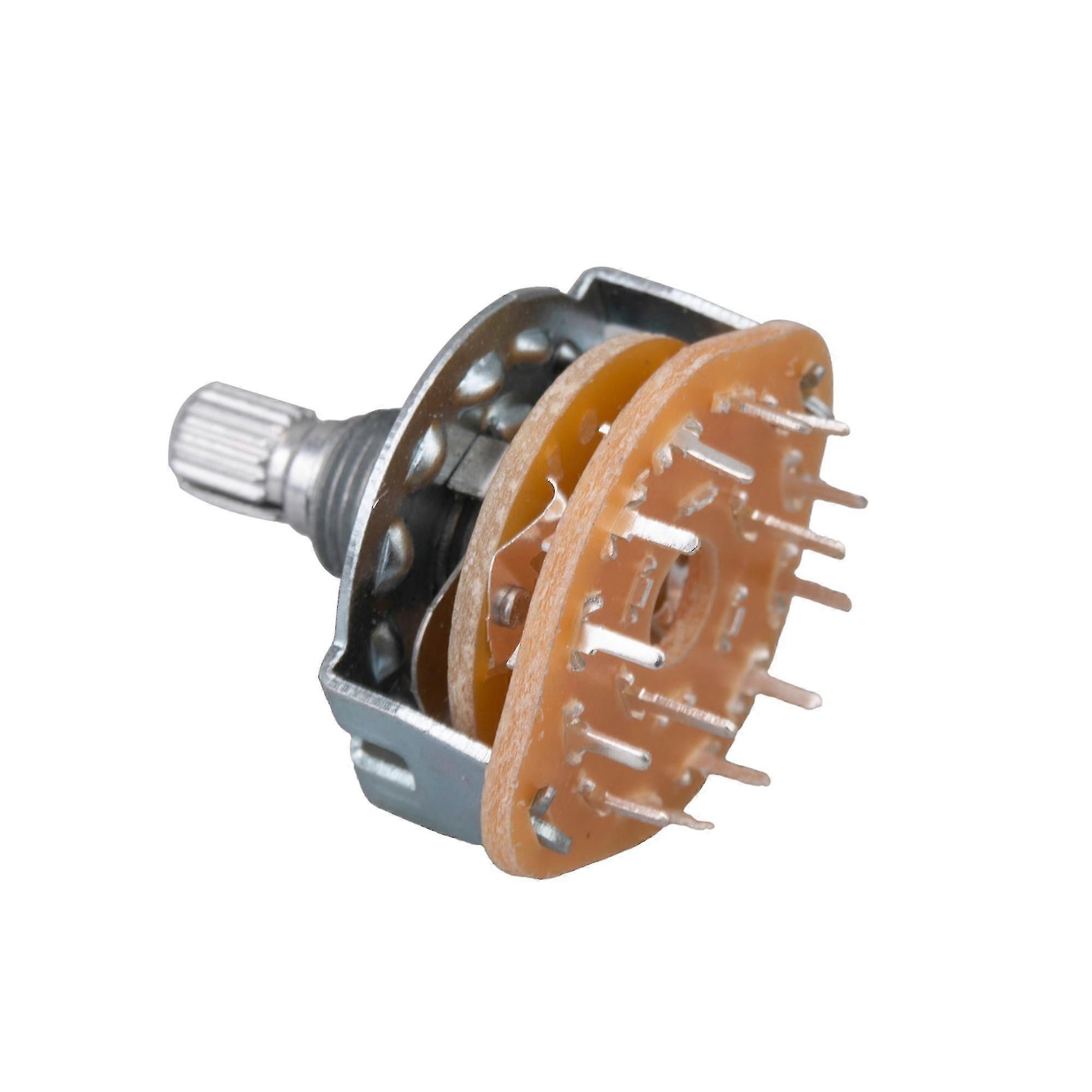 2 X Channel Band Rotary Switch Selector 2-pole 6-position