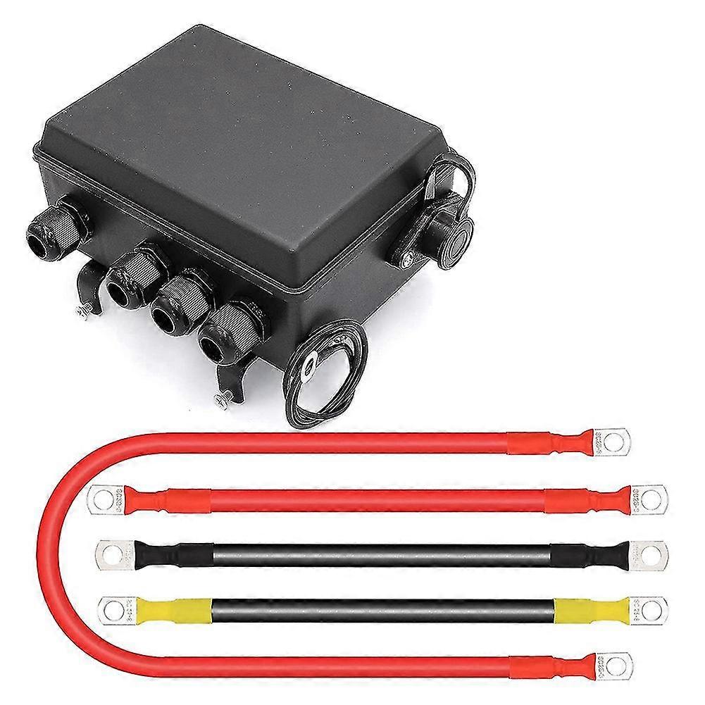 Vinsch solenoidrelä kontrollkontaktorbox för 8000-17000lbs elektrisk ATV UTV vinsch 12V