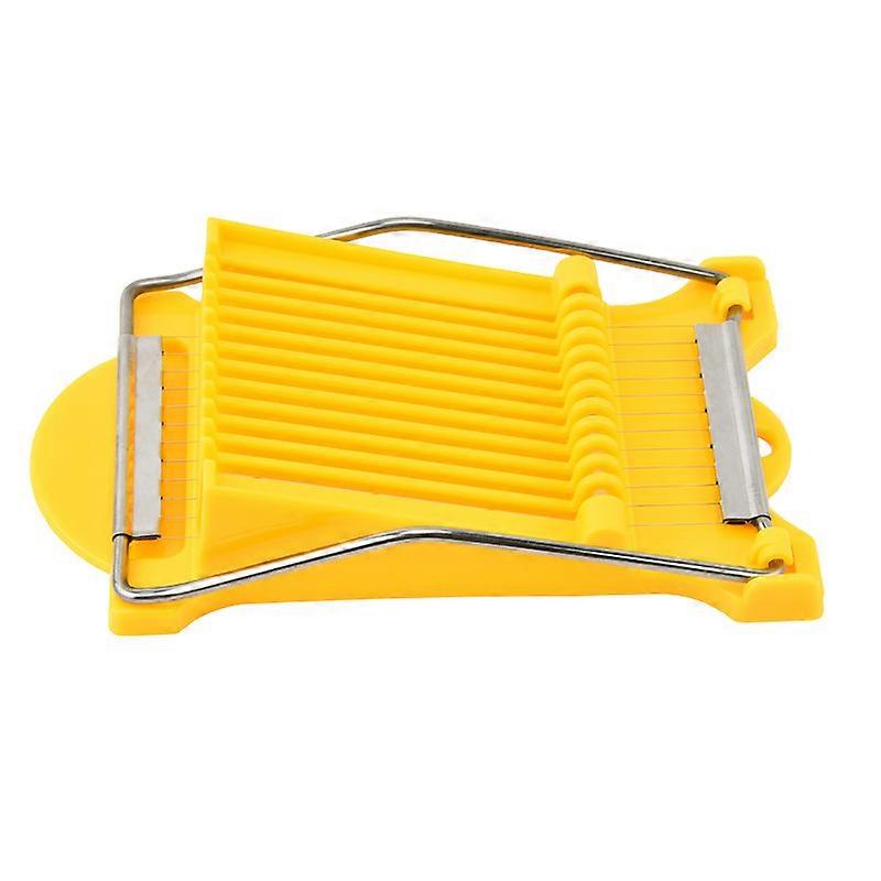 1 Pcs Yellow 12-wire Food Slicing Cutter Machine - Egg/meat/Cheese/Fruit Cutter Machine Fruit Slicing Tool for Home Kitchen Use