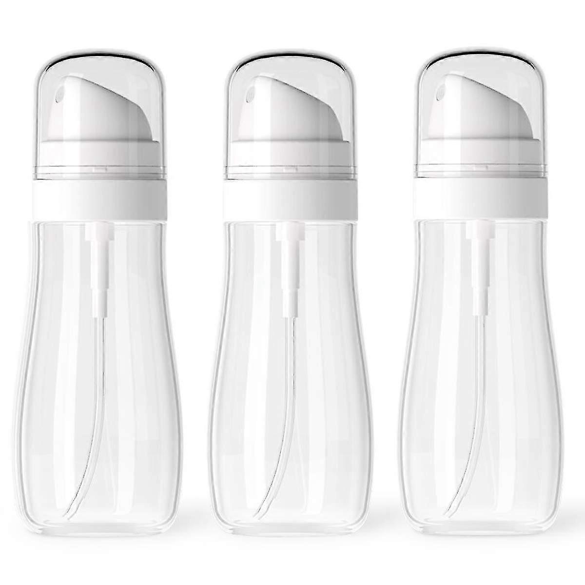 3 Pack Fine Mist Spray Bottles Empty Plastic Clear Refillable