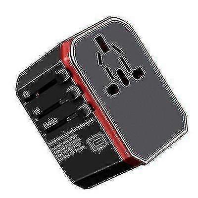 Universal 4 Usb Ports Usb Multi-function Adapter Travel Universal Plug