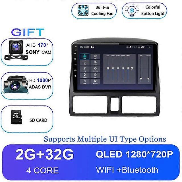 Android 12 DSP 4G For Honda CR-V CRV 2001 2002 2003 2004 2005 2006 GPS Navigation Car Radio Multimedia Player Autoradio Stereo