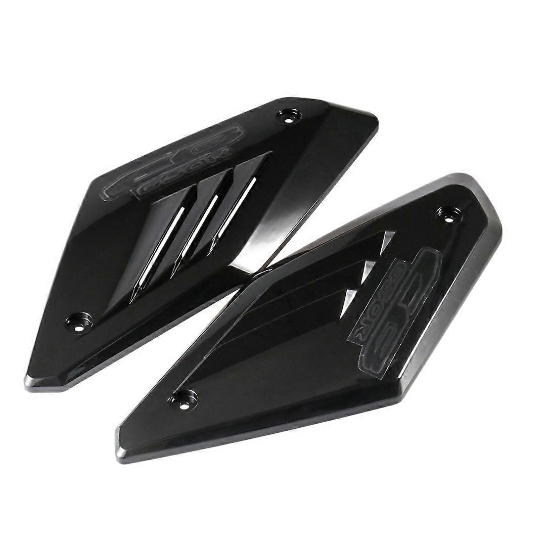 Gloss Black Motorcycle Frame Side Panel Guard Cover Shell Intake Pipe Protector for CB650R 2019 2020 2021