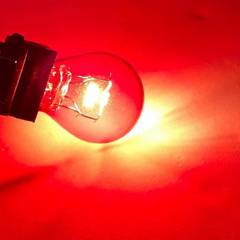 1pcs T25 3156 3157 P27W 12V 27W clear car external Turn signal Lights bulb halogen lamp high quality Amber white Red
