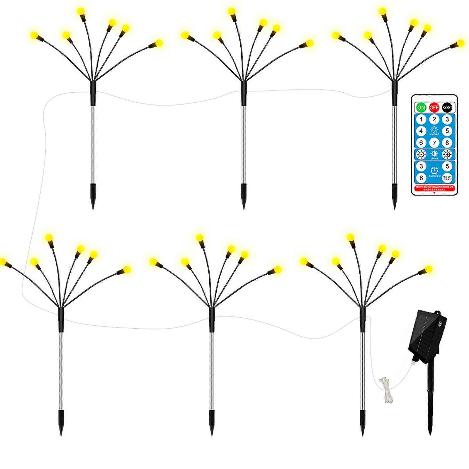 2023新しいソーラーパワーホタル揺れライトガーデン芝生風景LEDライトヤード屋外