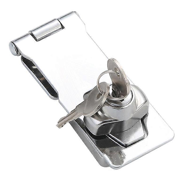 90 Right Angle Padlock - Security Lock - Door Hinge - Door Lock with Key - Buckle Fastener - Lockable Hinges