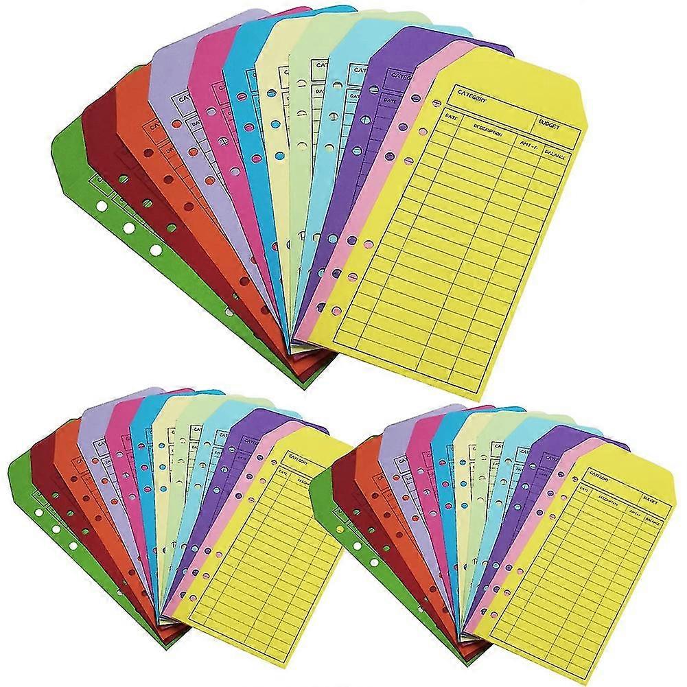 36 Pcs Expense Tracker Budget Sheet Cash Envelopes Money For Tracking Budget , 12 Colors